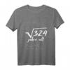Quadratwurzel 324 = 18 Jahre Alt - Lustiges Geburtstag Geschenk T-Shirt für Mathe, Physik und Wissenschafts-Fans