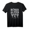 Vintage Totenkopf | Alter Mann | Böser alter Mann T-Shirt – Geschenkidee für Männer, Opa & Großvater zum Geburtstag