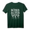 Vintage Totenkopf | Alter Mann | Böser alter Mann T-Shirt – Geschenkidee für Männer, Opa & Großvater zum Geburtstag