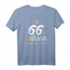 66. Geburtstag T-Shirt - Mit 66 Jahren da fängt das Leben an Retro Design für Geburtstagsfeier & Geschenk