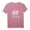 66. Geburtstag T-Shirt - Mit 66 Jahren da fängt das Leben an Retro Design für Geburtstagsfeier & Geschenk