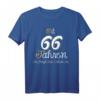 66. Geburtstag T-Shirt - Mit 66 Jahren da fängt das Leben an Retro Design für Geburtstagsfeier & Geschenk