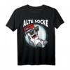 HapKitten T-Shirt für Männer - Lustiges 'Alte Socke' Design mit Socken Grafik für Geburtstagsfeiern & coole Männer