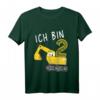 Kinder Bagger T-Shirt für 2 Jahre Jungen - Lustiges Geburtstagsgeschenk mit Spruch 'Ich bin 2' für Baustellenfans