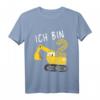 Kinder Bagger T-Shirt für 2 Jahre Jungen - Lustiges Geburtstagsgeschenk mit Spruch 'Ich bin 2' für Baustellenfans