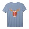 American Football Rentier Weihnachtsoutfit - Lustiges Festtags-T-Shirt für Kids, Männer & Frauen