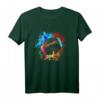 Bunter American Football Splash Design T-Shirt – Sportliches Fan-Shirt für Football-Enthusiasten