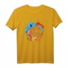 Bunter American Football Splash Design T-Shirt – Sportliches Fan-Shirt für Football-Enthusiasten