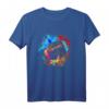 Bunter American Football Splash Design T-Shirt – Sportliches Fan-Shirt für Football-Enthusiasten
