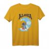 HapKitten Lilo & Stitch Surfer T-Shirt - Aloha Big Wave Portrait, Hawaii & Beach Design für Fans, Kinder und Erwachsene