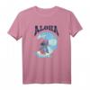 HapKitten Lilo & Stitch Surfer T-Shirt - Aloha Big Wave Portrait, Hawaii & Beach Design für Fans, Kinder und Erwachsene