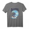 HapKitten Lilo & Stitch Surfer T-Shirt - Aloha Big Wave Portrait, Hawaii & Beach Design für Fans, Kinder und Erwachsene