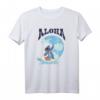 HapKitten Lilo & Stitch Surfer T-Shirt - Aloha Big Wave Portrait, Hawaii & Beach Design für Fans, Kinder und Erwachsene