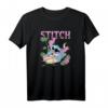 HapKitten Lilo & Stitch Aloha Hawaiian Surf T-Shirt – Official Disney Lizenz, Strand- und Beach-Design für Männer und Frauen