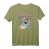 HapKitten Lilo & Stitch Aloha Hawaiian Surf T-Shirt – Official Disney Lizenz, Strand- und Beach-Design für Männer und Frauen