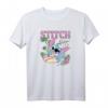 HapKitten Lilo & Stitch Aloha Hawaiian Surf T-Shirt – Official Disney Lizenz, Strand- und Beach-Design für Männer und Frauen
