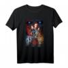 HapKitten Stranger Things Full Cast Poster T-Shirt – Offiziell lizenziertes Fan-Shirt für Männer, Frauen, Jungen & Mädchen