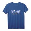WELTENBUMMLER Weltkarte Reisen Erde Wasserfarbe Vintage T-Shirt - Perfekt für Weltreisende, Festivals & Freizeit