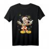 Weihnachten Mickey Mouse Merry Christmas Gold T-Shirt – Festliches Disney Fan T-Shirt für Disney-Liebhaber und Sammler