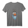 HapKitten Frozen Olaf T-Shirt – Lustiges Kostüm für Kinder und Erwachsene, perfekt für Geburtstag & Halloween