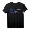 Database Informatiker T-Shirt mit SQL Query Design - Lustiges Geek-Shirt für Programmierer, Datenbank-Admins & IT-Fachleute