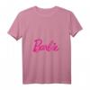 Offizielles Barbie Logo Damen T-Shirt mit V-Ausschnitt - Rosa, bequem & trendig, in verschiedenen Farben und Größen