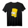 HapKitten Bart Simpson Face T-Shirt – Official Merchandise für Männer, Frauen, Kids & Fans der Simpsons