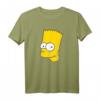 HapKitten Bart Simpson Face T-Shirt – Official Merchandise für Männer, Frauen, Kids & Fans der Simpsons