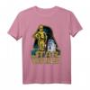 Star Wars Vader Head Out Line Logo T-Shirt mit C-3PO & R2-D2 Portrait - Offiziell lizenziertes Fan-Design