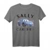 HapKitten Pixar Cars Sally Carerra Finish Line Poster T-Shirt – Offiziell lizenziertes Cars Merchandise für Fans und Sammler