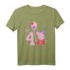 Kinder Peppa Wutz I'm 4 Birthday With Confetti T-Shirt – Offizielles Merchandise für den Kindergeburtstag
