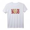 Marvel Avengers Endgame Iron Man I Love You 3000 Text T-Shirt – Offiziell lizenzierte Marvel Bekleidung für Fans
