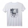 HapKitten Stratocaster American Flag Backdrop T-Shirt – Vintage Gitarren & Musik-Design für Männer und Frauen