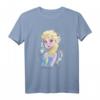 HapKitten Frozen Elsa Snowflake Swirls T-Shirt - Offiziell lizenziertes Geburtstags-Shirt für Fans und Feierlichkeiten