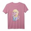 HapKitten Frozen Elsa Snowflake Swirls T-Shirt - Offiziell lizenziertes Geburtstags-Shirt für Fans und Feierlichkeiten