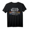 Star Wars Millennium Falcon 77 Retro Lines Logo T-Shirt - Offiziell lizenziertes Star Wars Fan-Shirt