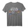 Star Wars Millennium Falcon 77 Retro Lines Logo T-Shirt - Offiziell lizenziertes Star Wars Fan-Shirt