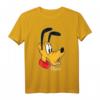 HapKitten Pluto Überraschung Face Grafik T-Shirt - Officially Licensed Mickey & Friends Disney Geschenk