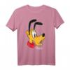 HapKitten Pluto Überraschung Face Grafik T-Shirt - Officially Licensed Mickey & Friends Disney Geschenk