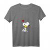Snoopy Lots Of Love T-Shirt zum HapKitten - Offiziell lizenziert, V-Ausschnitt, Humorvolles Geburtstagsgeschenk für Fans