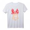 HapKitten Minnie Mouse T-Shirt mit Polka Dot Bow & Big Face - Offizielles Disney Merchandise für Damen und Herren