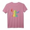 HapKitten Mickey Mouse & Stitch Pride T-Shirt - Rainbow Design für Disney Fans, Vintage Style & LGBTQ+ Support