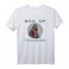 Avengers Thor God Of Thunder Circle Portrait T-Shirt zum HapKitten – Offiziell lizenziertes Marvel Fan-Shirt