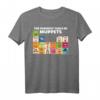 HapKitten The Muppets Periodic Table Of The Muppets T-Shirt - Offiziell Lizenzierte Geburtstagsbekleidung für Muppets Fans