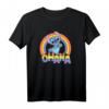 HapKitten Lilo & Stitch Pride Ohana Rainbow Logo T-Shirt – Buntes, Offiziell lizenziertes Disney T-Shirt für Fans jeden Alters