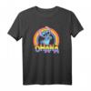 HapKitten Lilo & Stitch Pride Ohana Rainbow Logo T-Shirt – Buntes, Offiziell lizenziertes Disney T-Shirt für Fans jeden Alters