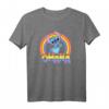 HapKitten Lilo & Stitch Pride Ohana Rainbow Logo T-Shirt – Buntes, Offiziell lizenziertes Disney T-Shirt für Fans jeden Alters