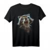 Marvel Guardians of the Galaxy Rocket Face Closeup T-Shirt - Offiziell lizenziertes Marvel Merchandise für Fans