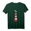 Nordsee & Ostsee Leuchtturm mit Möwe T-Shirt – Lustiges Urlaubsdesign für Kinder, Damen & Herren als Geschenkidee für Norddeutschland-Urlauber