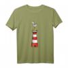 Nordsee & Ostsee Leuchtturm mit Möwe T-Shirt – Lustiges Urlaubsdesign für Kinder, Damen & Herren als Geschenkidee für Norddeutschland-Urlauber